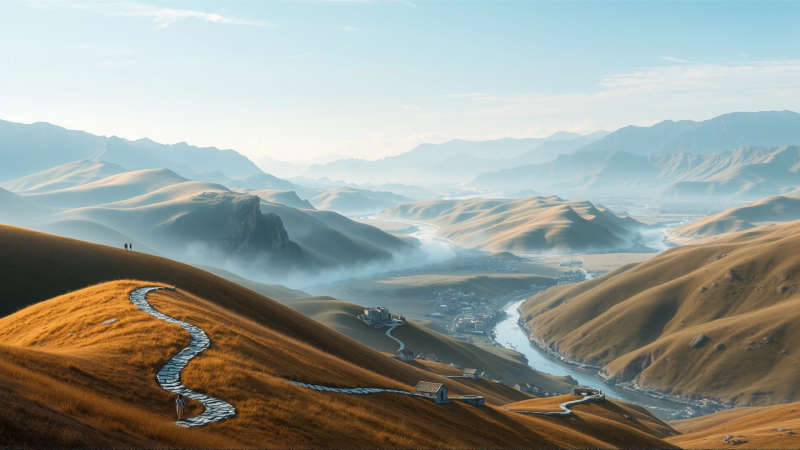 Un paisaje sereno