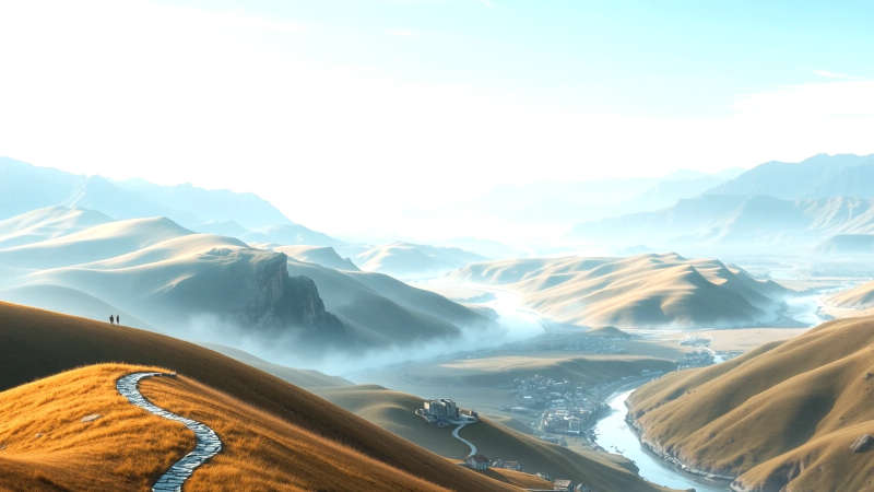 Un paisaje sereno