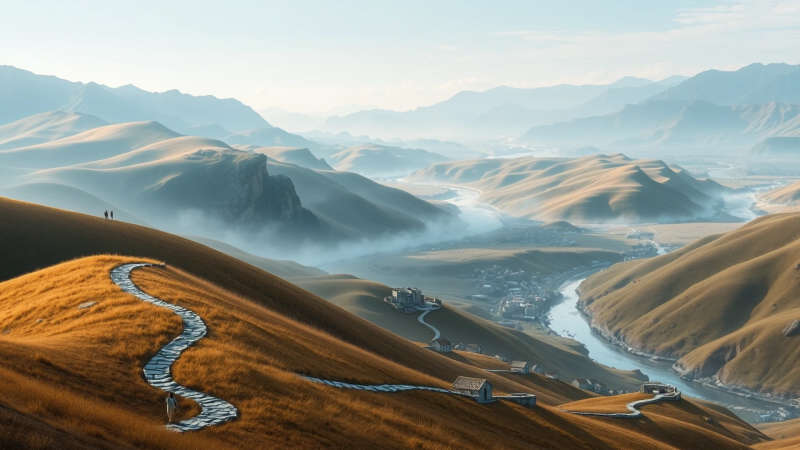 Un paisaje sereno